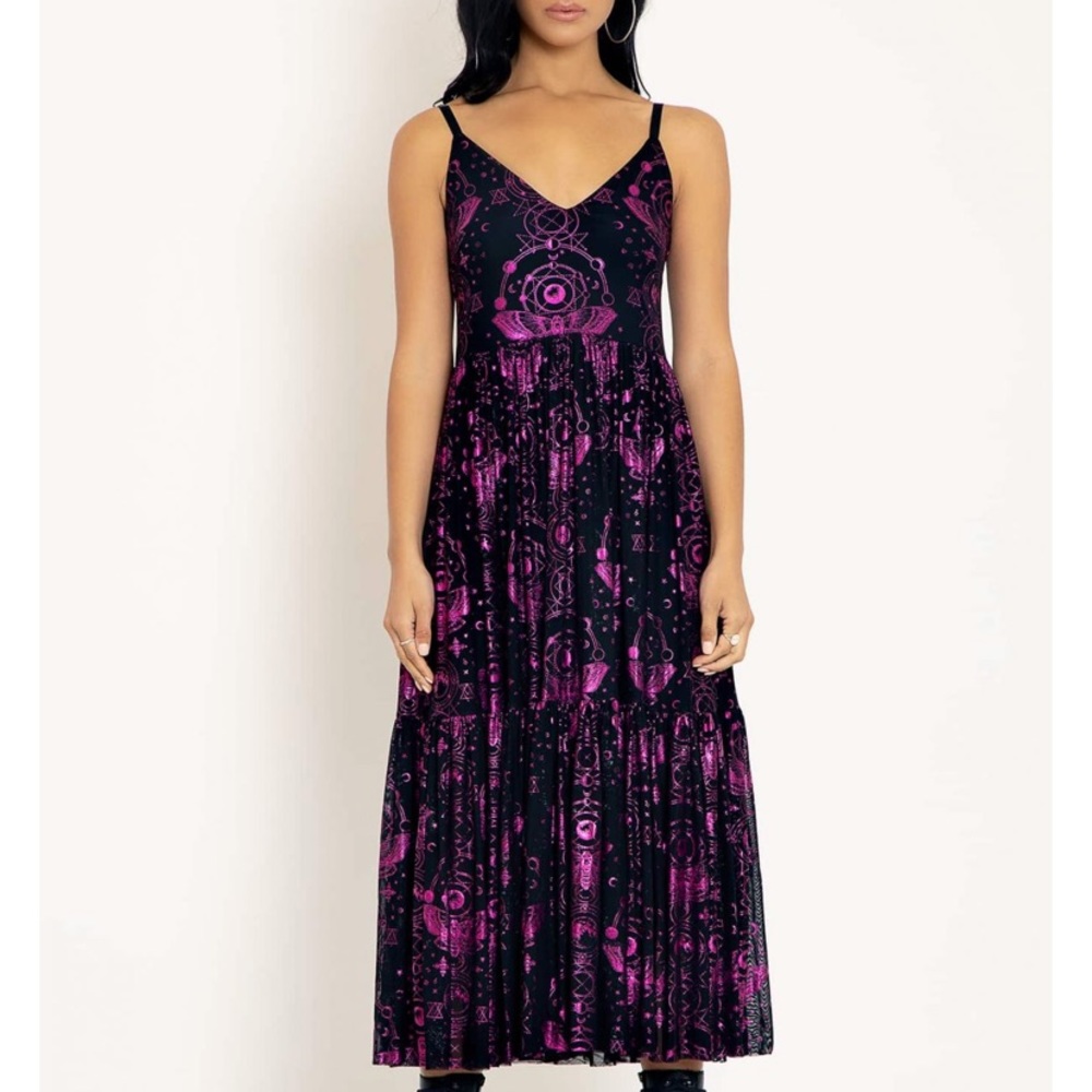 NWT Blackmilk Sacred Moon Pink Midaxi - Picture 2 of 4
